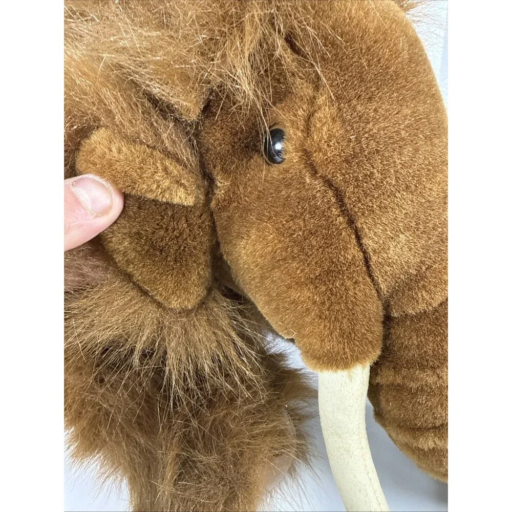 Vintage Cascade Toy Woolly Mammoth Puppet Plush